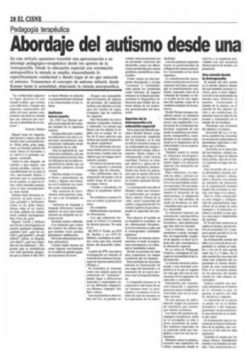 Abordaje del autismo desde una visión trascendente del hombre