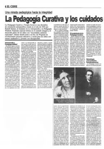 La Pedagogía curativa y los cuidados anímicos especiales