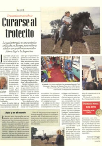 Curarse al trotecito