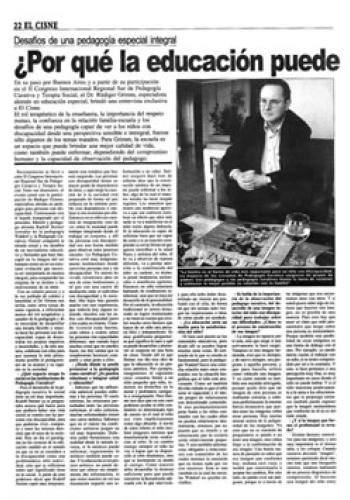 Por que la Educación puede sanar